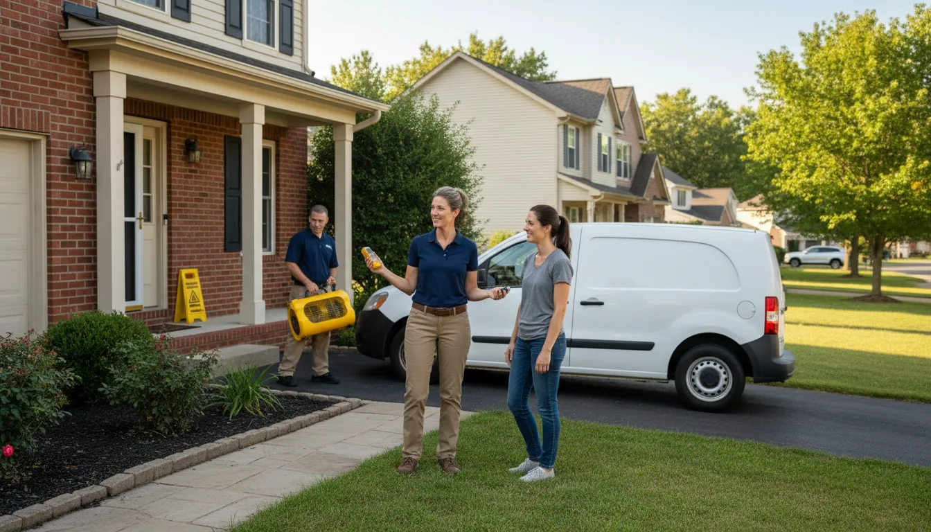 Water restoration image for Home Water Damage Repair in Wardensville, WV